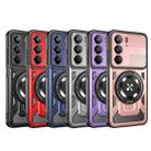 For Realme 14X / V60 Pro / C75 Armor Rotating Holder MagSafe Phone Case(Rose Gold) - 2