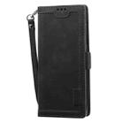 For Samsung Galaxy Note 20 Retro Splicing Horizontal Flip Leather Case with Card Slots & Holder & Wallet(Black) - 1