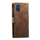 For Samsung Galaxy Note 20 Retro Splicing Horizontal Flip Leather Case with Card Slots & Holder & Wallet(Green) - 3