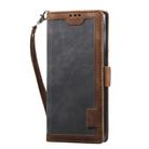 For Samsung Galaxy Note 20 Ultra Retro Splicing Horizontal Flip Leather Case with Card Slots & Holder & Wallet(Grey) - 3