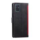 For Samsung Galaxy Note 20 Ultra Retro Splicing Horizontal Flip Leather Case with Card Slots & Holder & Wallet(Red) - 3