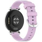 For Garmin Lily 2 xDfind Quick Release Silver Buckle Silicone Watch Band Wristband(Purple) - 2