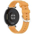 For Garmin Lily 2 xDfind Quick Release Silver Buckle Silicone Watch Band Wristband(Yellow) - 2