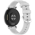 For Garmin Lily 2 xDfind Quick Release Silver Buckle Silicone Watch Band Wristband(Light Grey) - 2