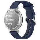For Garmin Lily 2 xDfind Quick Release Silver Buckle Silicone Watch Band Wristband(Midnight Blue) - 1
