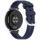 For Garmin Lily 2 xDfind Quick Release Silver Buckle Silicone Watch Band Wristband(Midnight Blue) - 2