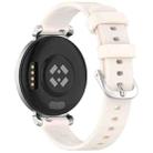 For Garmin Lily 2 xDfind Quick Release Silver Buckle Silicone Watch Band Wristband(Starlight) - 2