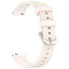For Garmin Lily 2 xDfind Quick Release Silver Buckle Silicone Watch Band Wristband(Starlight) - 3