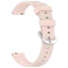 For Garmin Lily 2 xDfind Quick Release Silver Buckle Silicone Watch Band Wristband(Pink) - 3