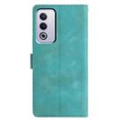 For OPPO A3 Pro 5G Triangles Embossed Leather Phone Case(Green) - 3