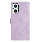 For OPPO Reno8 Lite 5G / Reno7 Z Triangles Embossed Leather Phone Case(Purple) - 3
