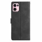 For OPPO Reno13 Pro Triangles Embossed Leather Phone Case(Black) - 3