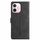 For OPPO A5 Pro 5G Global Triangles Embossed Leather Phone Case(Black) - 3