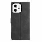 For OPPO Reno14 5G Global Triangles Embossed Leather Phone Case(Black) - 3