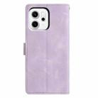 For OPPO Reno14 Pro 5G Global Triangles Embossed Leather Phone Case(Purple) - 3