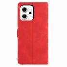 For OPPO Reno14 Pro 5G Global Triangles Embossed Leather Phone Case(Red) - 3
