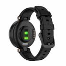 For Garmin Lily xDfind Silicone Watch Band with Dismantling Tools(Black) - 3