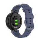 For Garmin Lily xDfind Silicone Watch Band with Dismantling Tools(Blue Grey) - 3