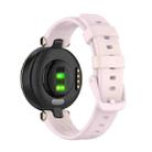 For Garmin Lily xDfind Silicone Watch Band with Dismantling Tools(Pink) - 3