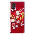 For Samsung Galaxy A21s Shockproof Painted Transparent TPU Protective Case(Cosmetic) - 1