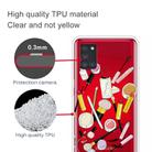 For Samsung Galaxy A21s Shockproof Painted Transparent TPU Protective Case(Cosmetic) - 2