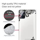 For Samsung Galaxy M51 (Side Fingerprint Version) Shockproof Painted Transparent TPU Protective Case(Lace Flower) - 2