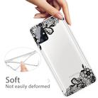 For Samsung Galaxy M51 (Side Fingerprint Version) Shockproof Painted Transparent TPU Protective Case(Lace Flower) - 3