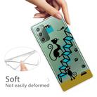 For Samsung Galaxy Note20 Shockproof Painted Transparent TPU Protective Case(Stair Cat) - 3