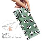 For Samsung Galaxy Note20 Shockproof Painted Transparent TPU Protective Case(Panda) - 3