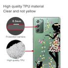 For Samsung Galaxy Note20 Shockproof Painted Transparent TPU Protective Case(Girl) - 1
