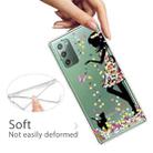 For Samsung Galaxy Note20 Shockproof Painted Transparent TPU Protective Case(Girl) - 2