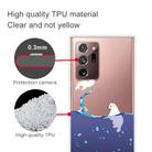 For Samsung Galaxy Note20 Ultra Shockproof Painted Transparent TPU Protective Case(Seal) - 2