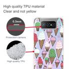 For Asus Zenfone 7 ZS670KS Shockproof Painted Transparent TPU Protective Case(Ice Cream) - 2