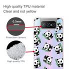 For Asus Zenfone 7 ZS670KS Shockproof Painted Transparent TPU Protective Case(Panda) - 2