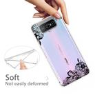 For Asus Zenfone 7 ZS670KS Shockproof Painted Transparent TPU Protective Case(Lace Flower) - 2