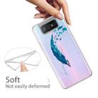 For Asus Zenfone 7 ZS670KS Shockproof Painted Transparent TPU Protective Case(Feather) - 3
