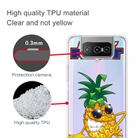 For Asus Zenfone 7 ZS670KS Shockproof Painted Transparent TPU Protective Case(Pineapple) - 2