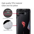 For Asus ROG Phone 3 ZS661KS Shockproof Painted Transparent TPU Protective Case(Lace Flower) - 1