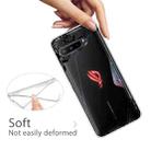 For Asus ROG Phone 3 ZS661KS Shockproof Painted Transparent TPU Protective Case(Lace Flower) - 2