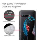 For Asus ROG Phone 3 ZS661KS Shockproof Painted Transparent TPU Protective Case(Feather) - 2