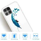 For iPhone 12 mini Shockproof Painted Transparent TPU Protective Case(Feather) - 3