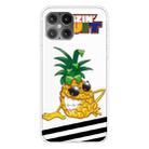 For iPhone 12 Pro Max Shockproof Painted Transparent TPU Protective Case(Pineapple) - 1