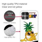 For iPhone 12 Pro Max Shockproof Painted Transparent TPU Protective Case(Pineapple) - 2