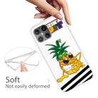 For iPhone 12 Pro Max Shockproof Painted Transparent TPU Protective Case(Pineapple) - 3