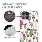 For iPhone 12 / 12 Pro Shockproof Painted Transparent TPU Protective Case(Ice Cream) - 2