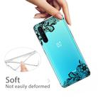 For OnePlus Nord Shockproof Painted Transparent TPU Protective Case(Lace Flower) - 3
