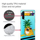 For OnePlus Nord Shockproof Painted Transparent TPU Protective Case(Pineapple) - 1