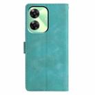 For Realme C61 / C63 Triangles Embossed Leather Phone Case(Green) - 3