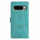 For Google Pixel 9 / 9 Pro Triangles Embossed Leather Phone Case(Green) - 3