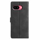 For Google Pixel 9a Triangles Embossed Leather Phone Case(Black) - 3